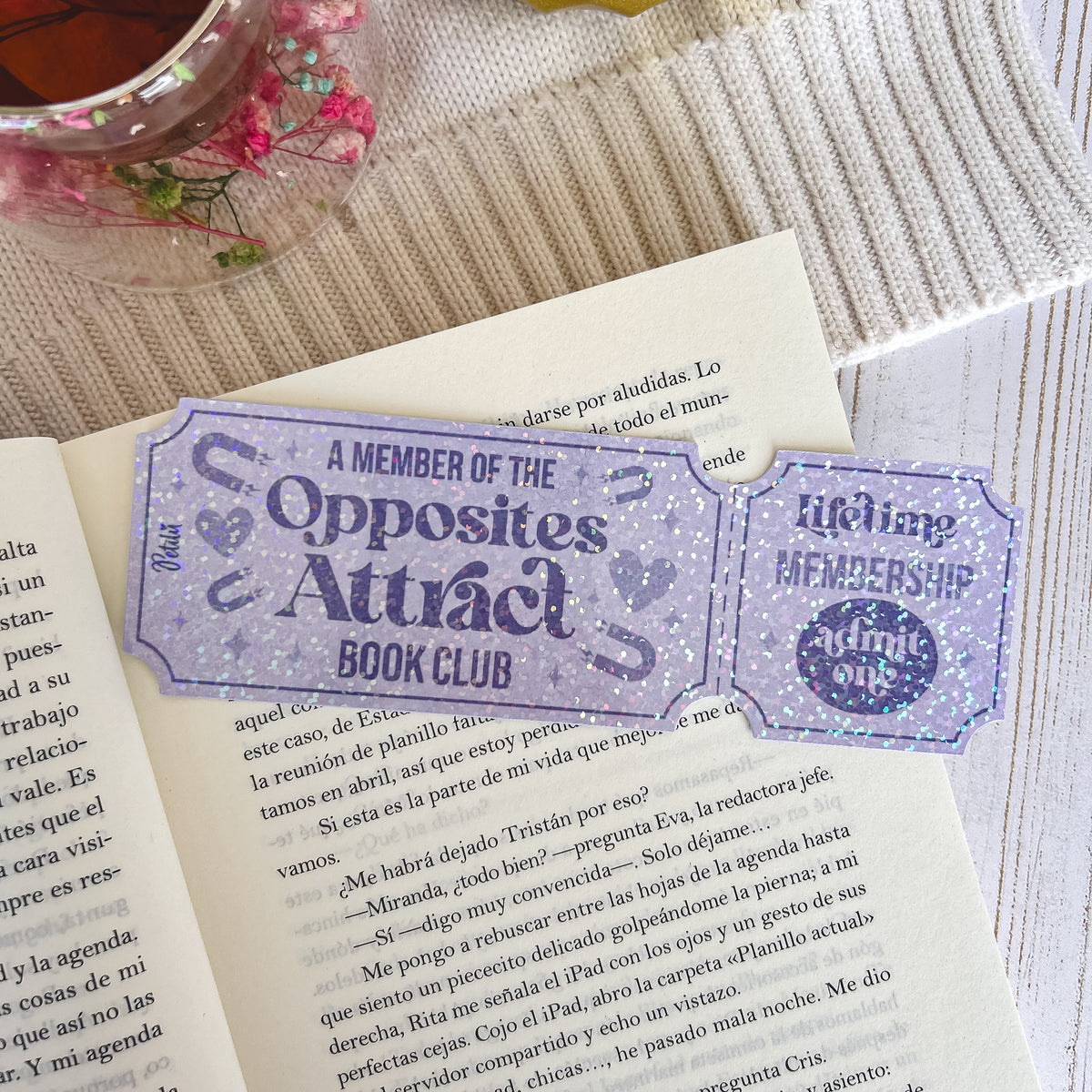 Marcapáginas | Opposites Attract Ticket