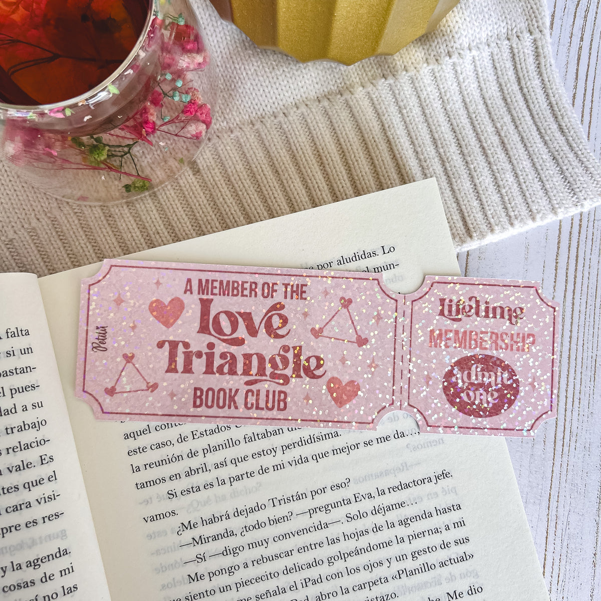 Marcapáginas | Love Triangle Ticket