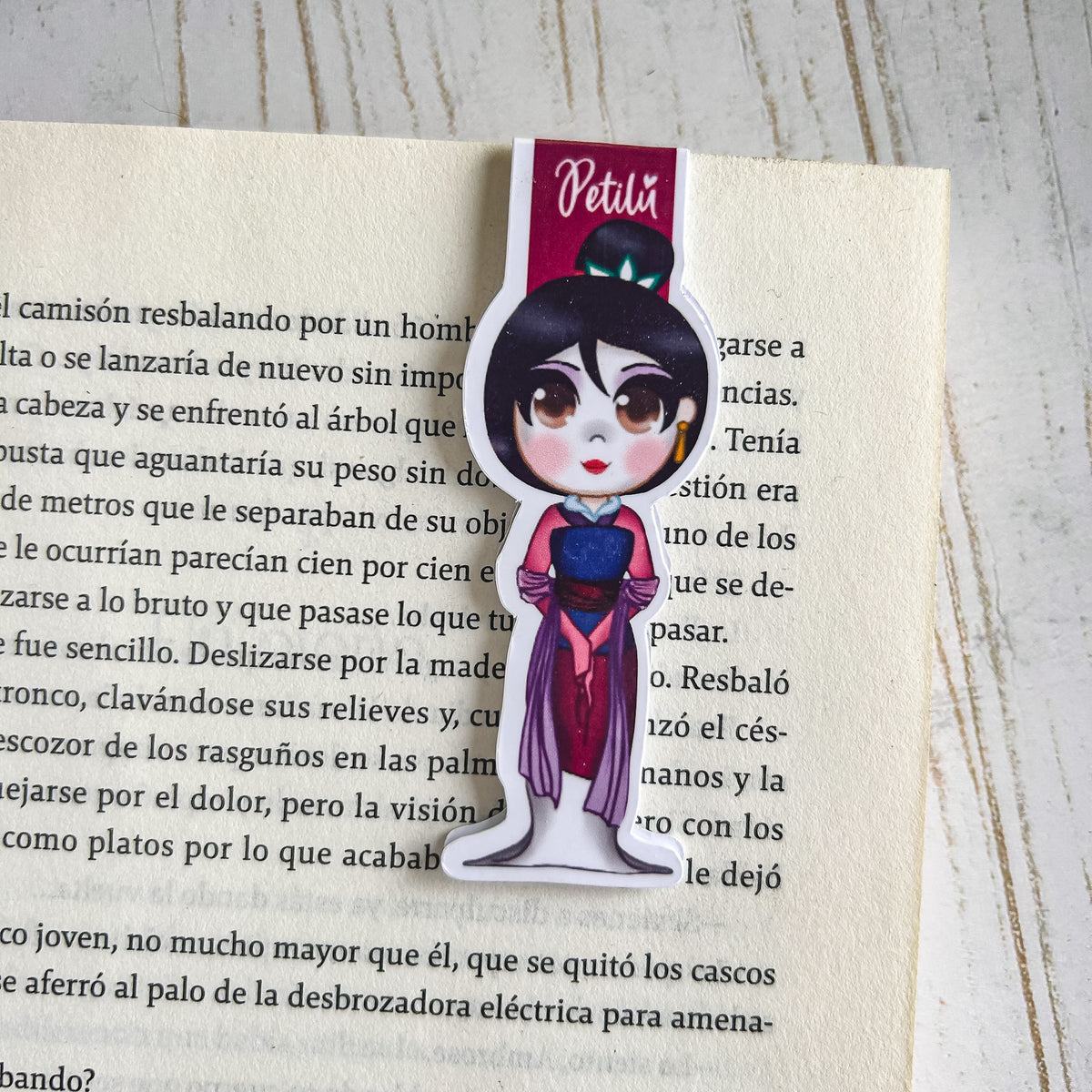 Marcapáginas magnético | Mulan