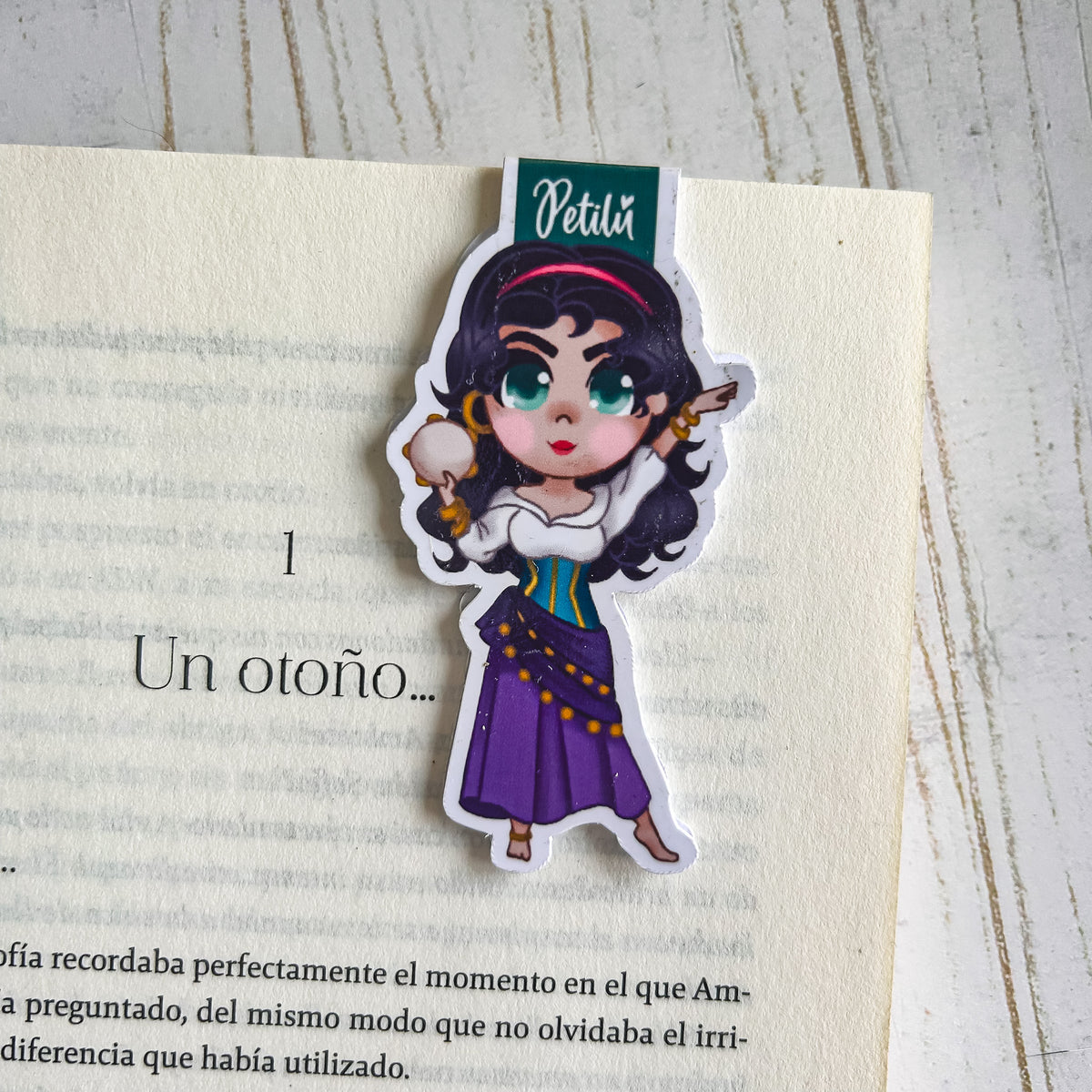 Marcapáginas magnético | Esmeralda