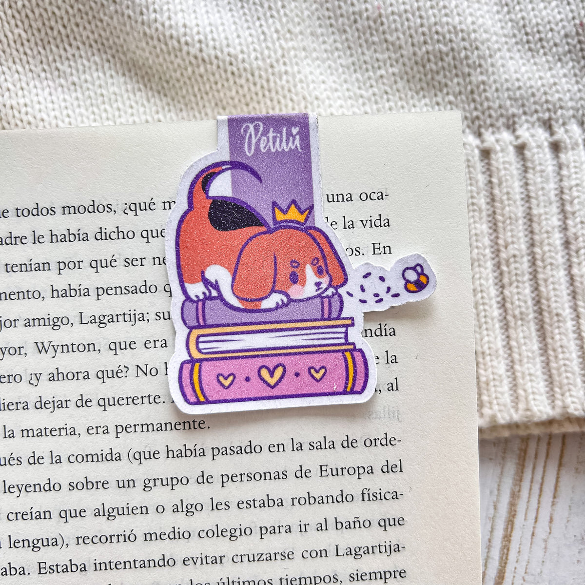 Marcapáginas magnético | Beagle lector