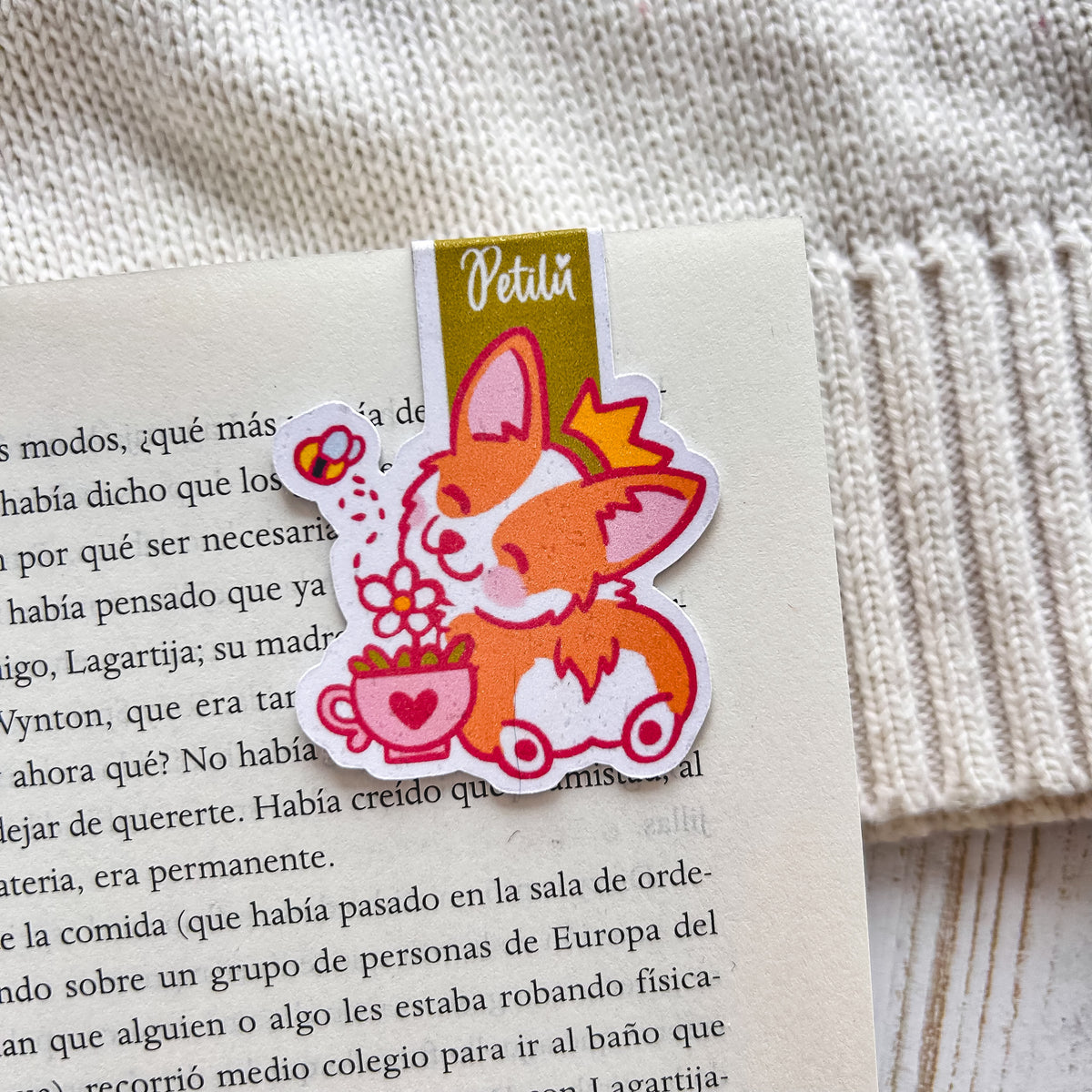 Marcapáginas magnético | Corgi