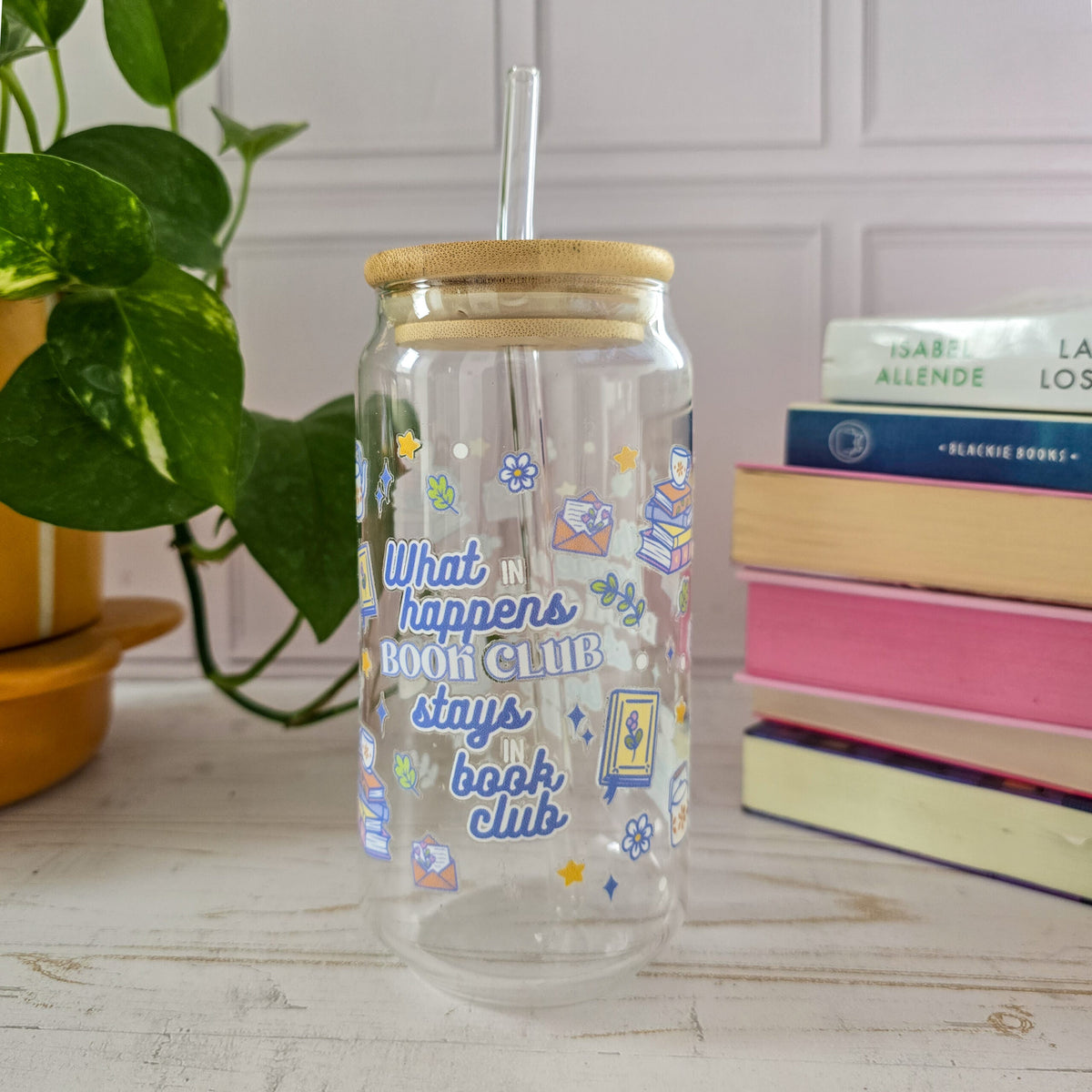 Vasito de vidrio | Book Club