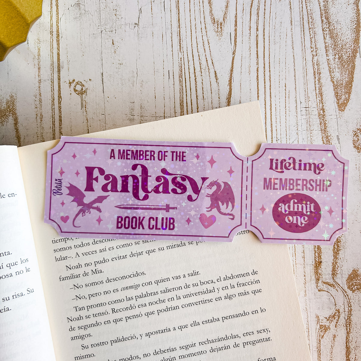 Marcapáginas | Fantasy Ticket