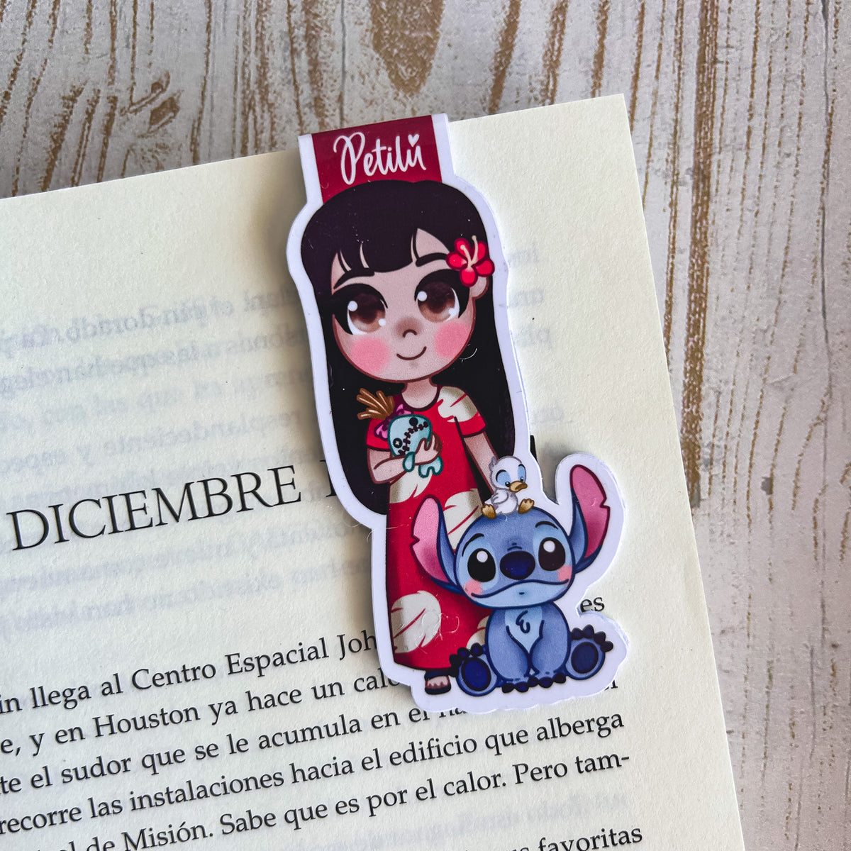 Marcapáginas magnético | Lilo y Stitch