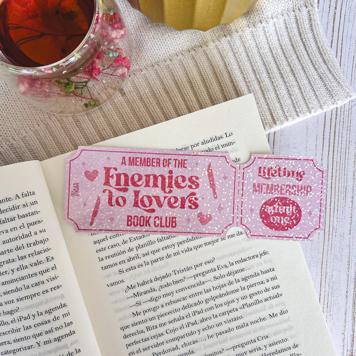 Marcapáginas | Enemies To Lovers Ticket