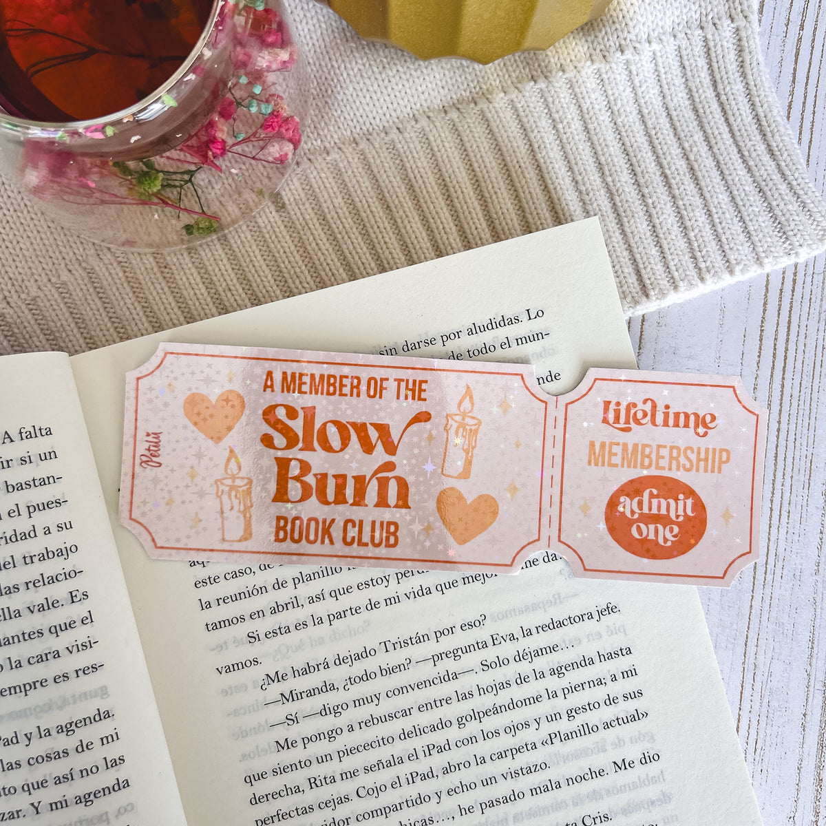 Marcapáginas | Slow Burn Ticket
