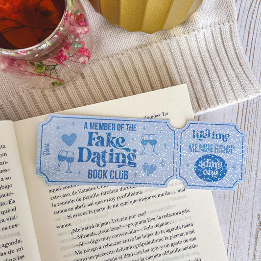 Marcapáginas | Fake Dating Ticket