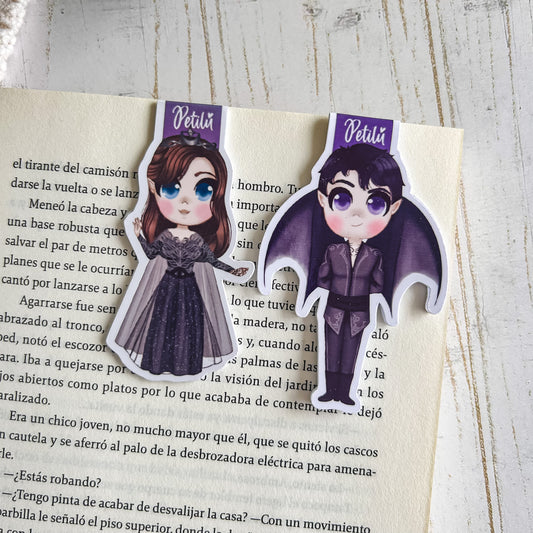 Marcapáginas magnético | ACOTAR | Rhys y Feyre