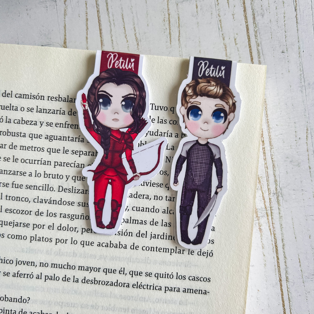 Marcapáginas magnético | Los Juegos del Hambre | Katniss y Peeta