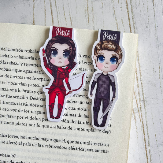 Marcapáginas magnético | Los Juegos del Hambre | Katniss y Peeta