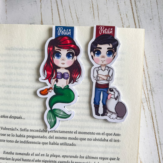 Marcapáginas magnético | Ariel y Eric