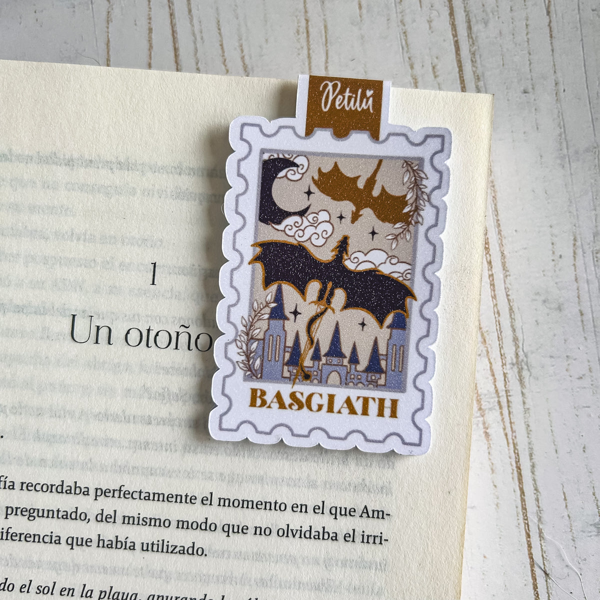 Marcapáginas magnético | Estampilla - Basgiath