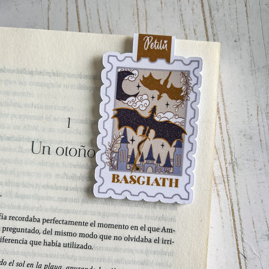 Marcapáginas magnético | Estampilla - Basgiath