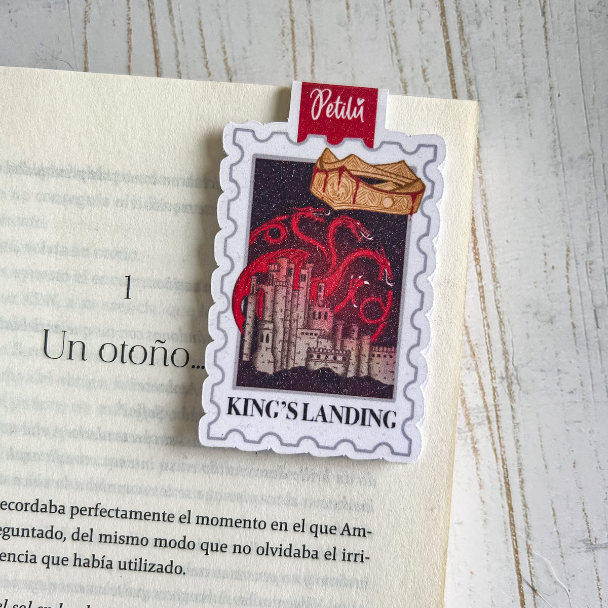 Marcapáginas magnético | Estampilla - King's Landing
