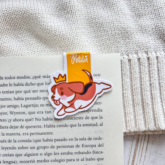Marcapáginas magnético | Beagle juguetón