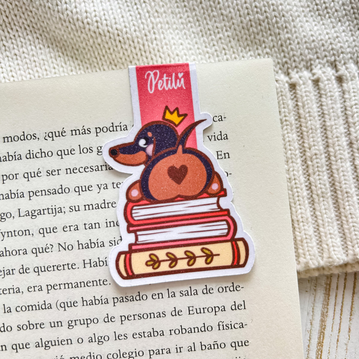 Marcapáginas magnético | Salchicha