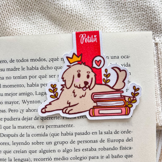 Marcapáginas magnético | Golden Retriever
