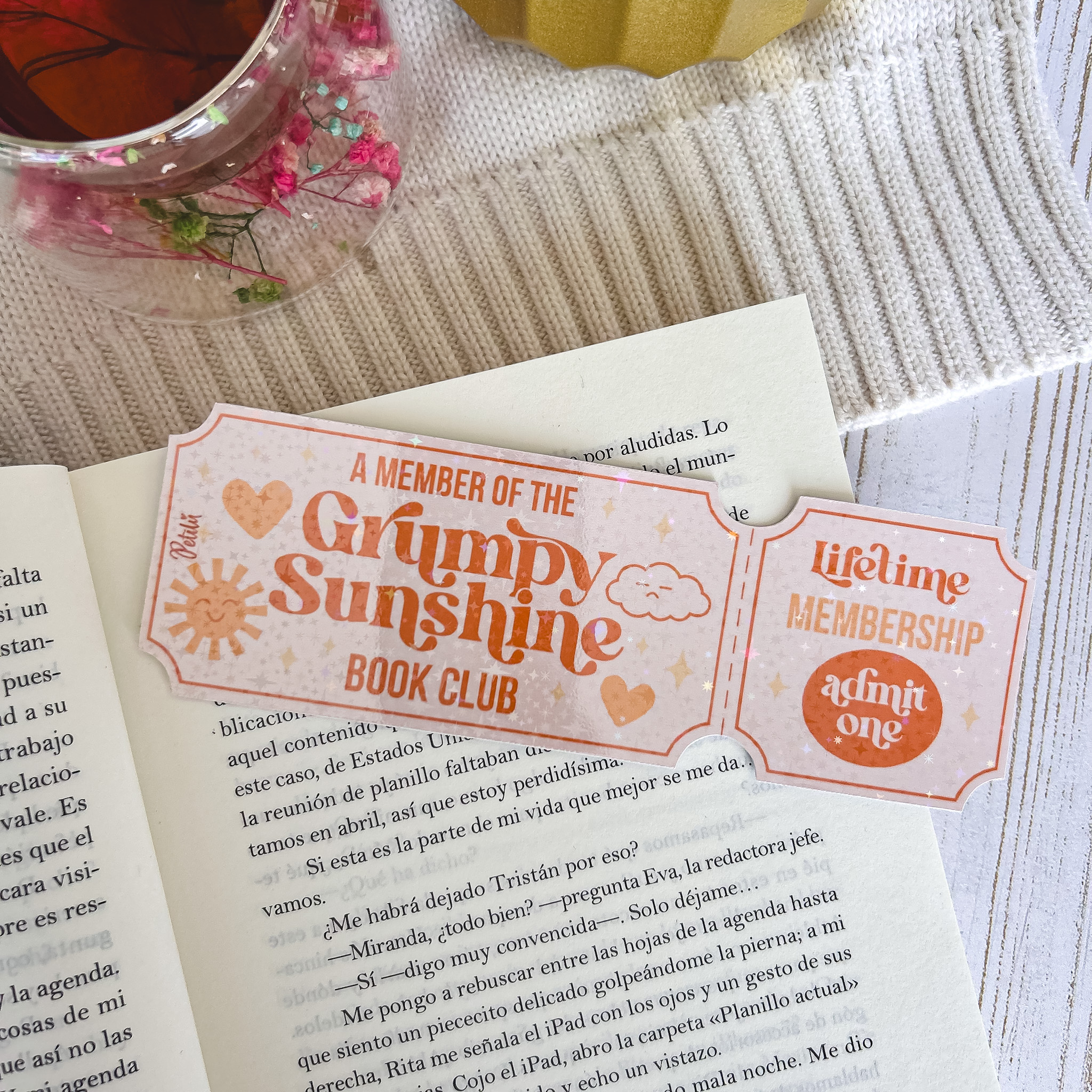 IMG_7380_jpg Marcapáginas | Grumpy Sunshine Ticket - Imagen 1