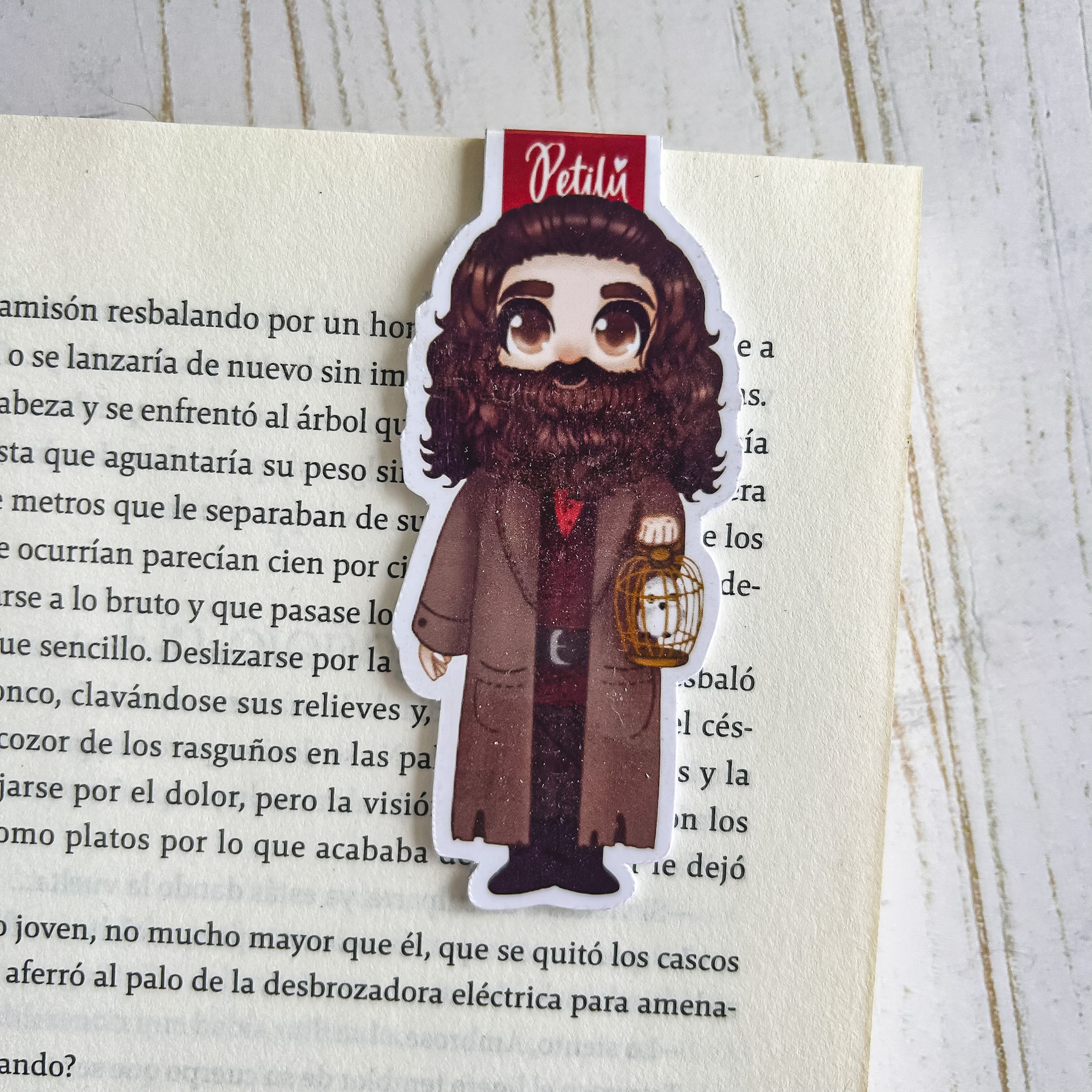 IMG_7596_jpg 2 Marcapáginas magnético | Harry Potter | Hagrid - Imagen 1