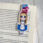 Marcapáginas magnético | Alicia y Cheshire