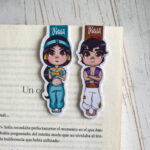 Marcapáginas magnético | Jasmine y Aladdin