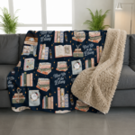 Manta Felpa 200 x 150  | Meet me at the library